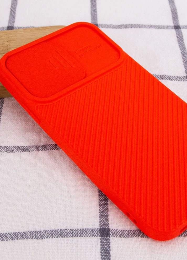 Чехол Camshield Square TPU со шторкой для камеры для Apple iPhone XS Max (6.5') Красный (is_00000042554_5) Epik (229728207)