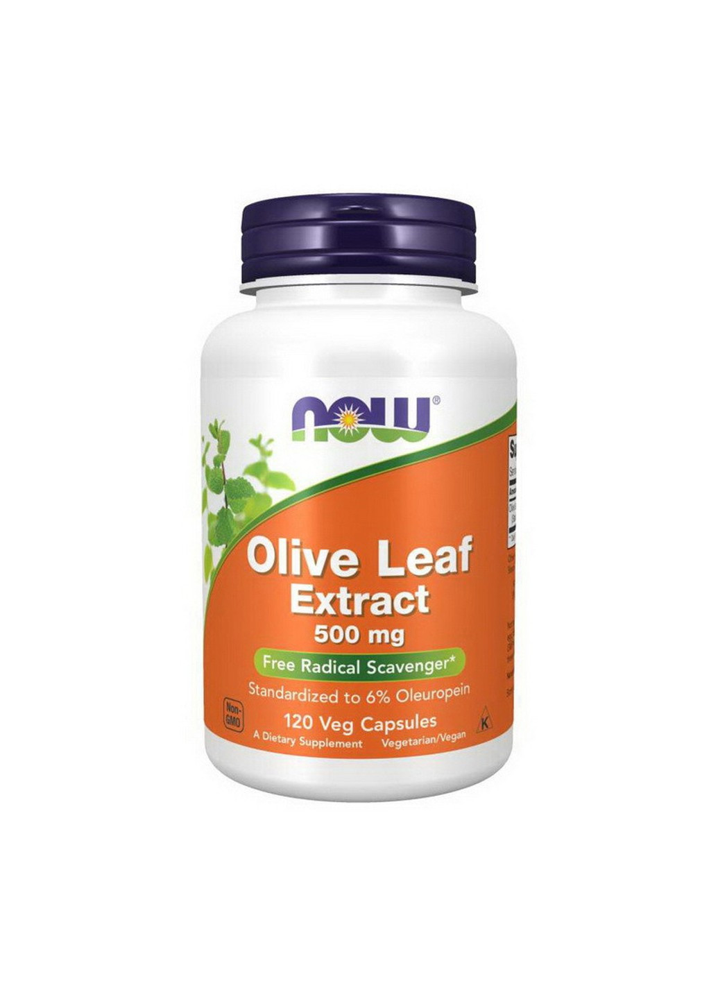 Екстракт з листя оливкового дерева Olive Leaf Extract 500 mg (120 капс) нау фудс Now Foods (255410459)