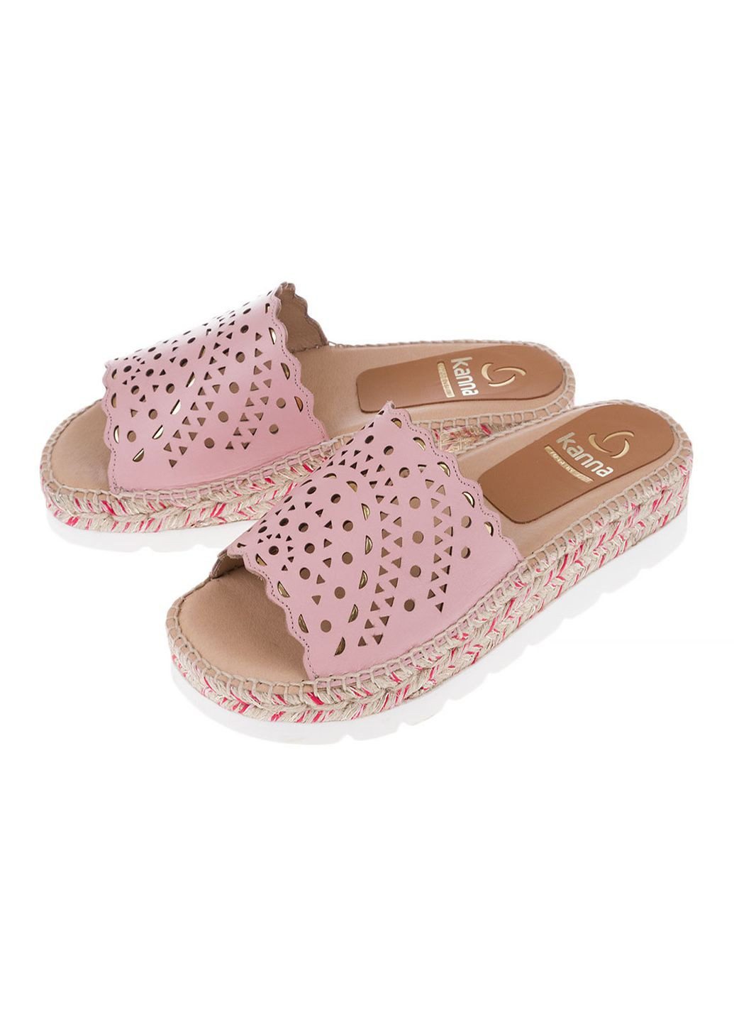 Розовые шлепанцы KANNA