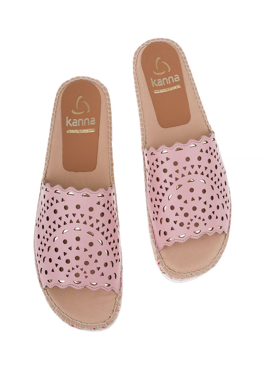 Розовые шлепанцы KANNA