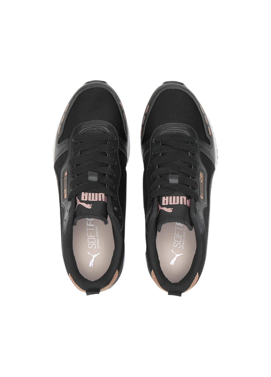 Чорні всесезонні кросівки r78 metallic women's trainers Puma