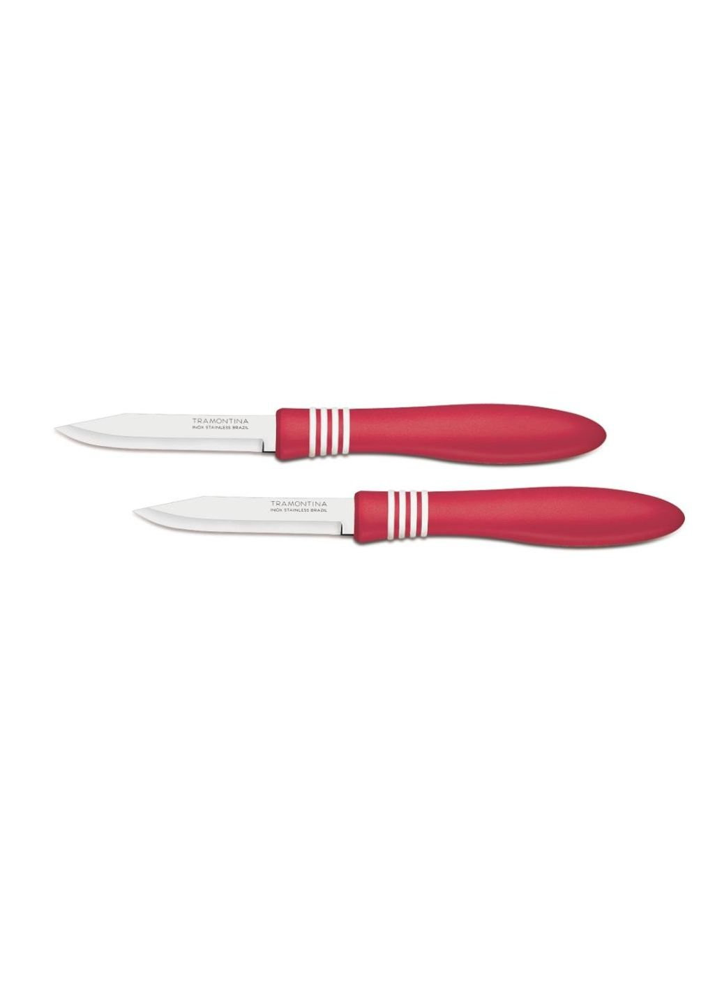 Набор ножей COR & COR для овощей 2шт 76 мм Red (23461/273) Tramontina красные,