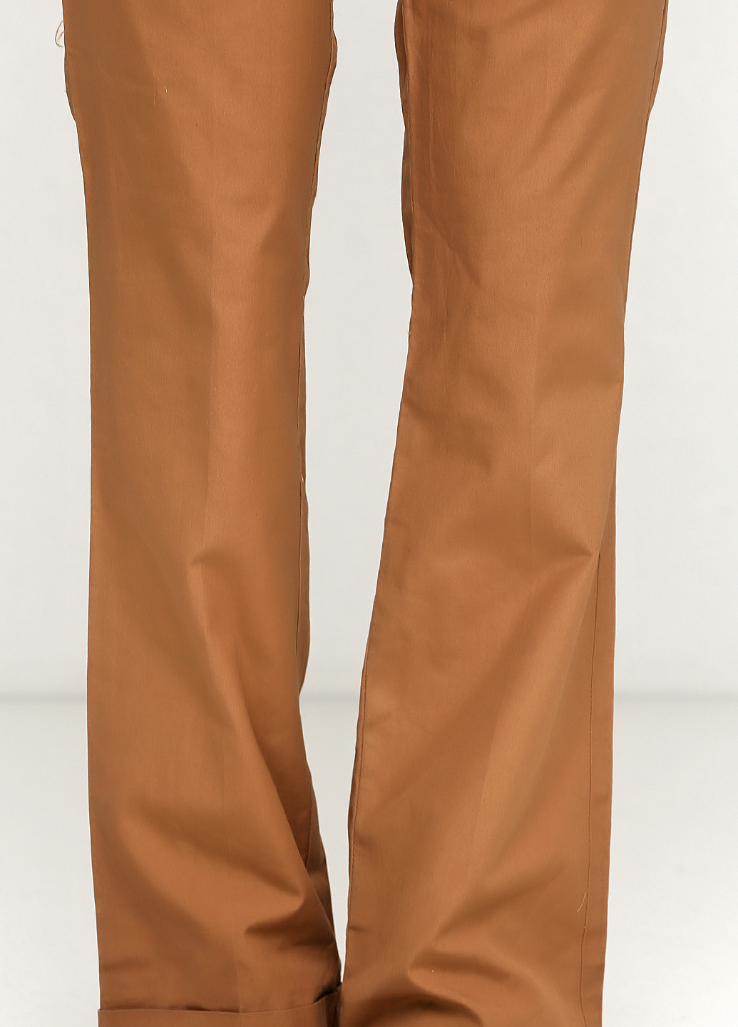 Коричневые кэжуал демисезонные прямые брюки Vero Moda