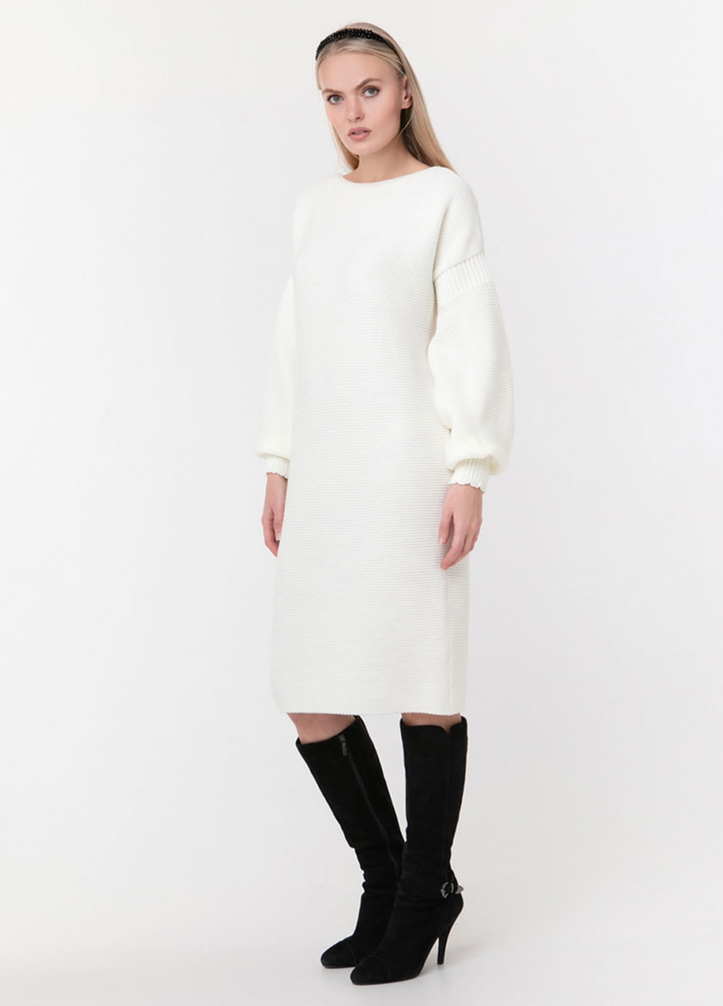 Білий кежуал сукня Sewel однотонна