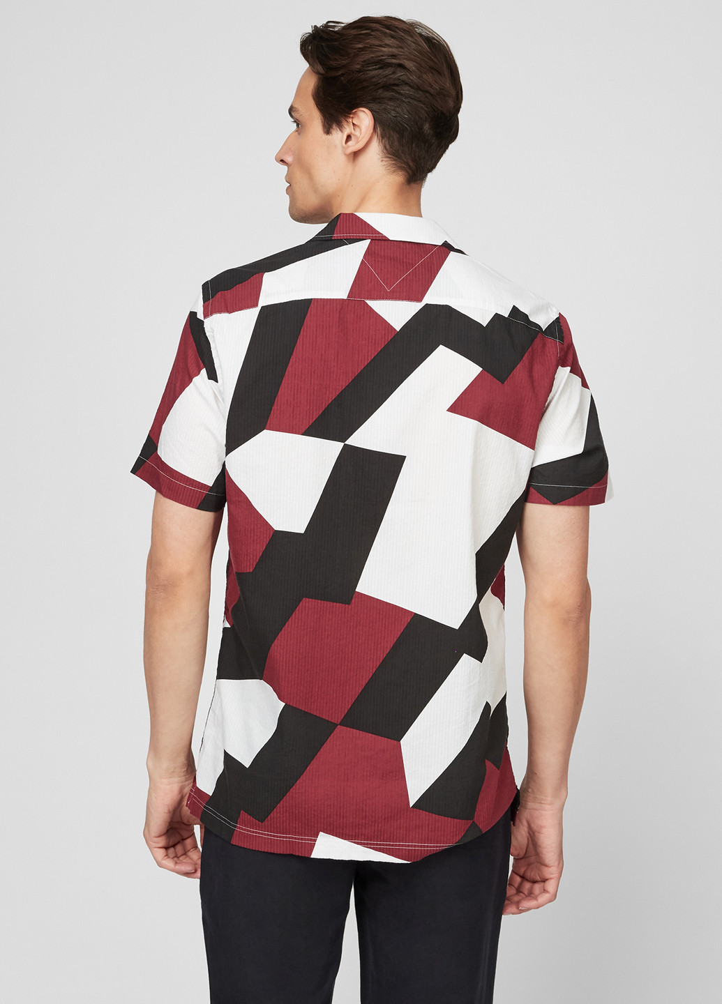 Цветная кэжуал рубашка с геометрическим узором Tommy Hilfiger