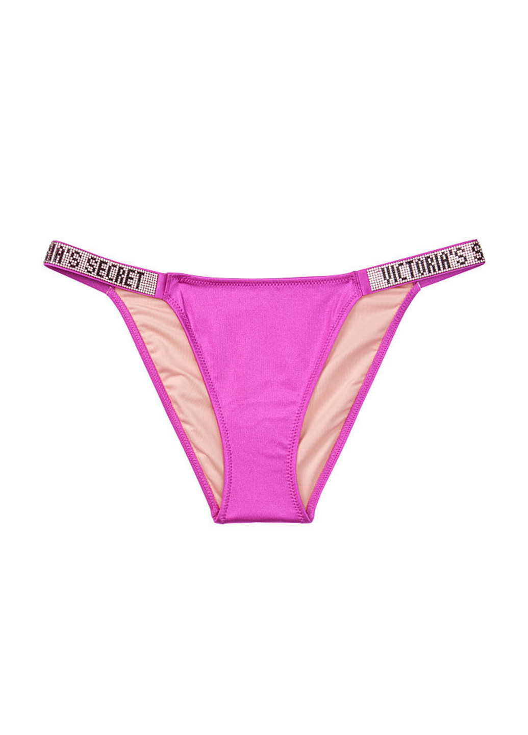 Фуксиновые (цвета Фуксия) купальные трусики-плавки однотонные Victoria's Secret