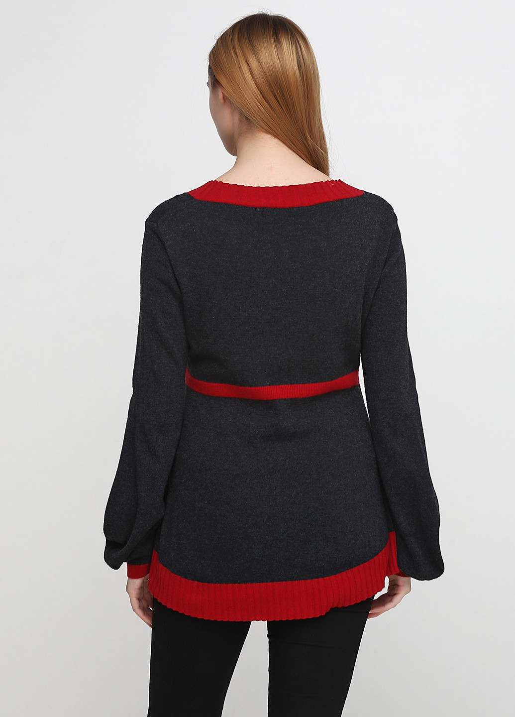 Грифельно-сірий демісезонний пуловер пуловер Oblique