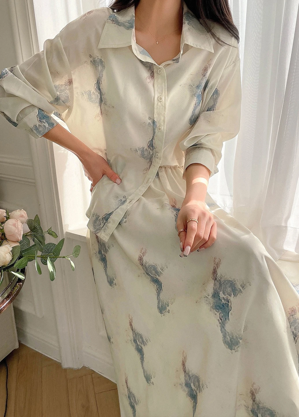 Костюм (рубашка, юбка) SHEIN (325400557)