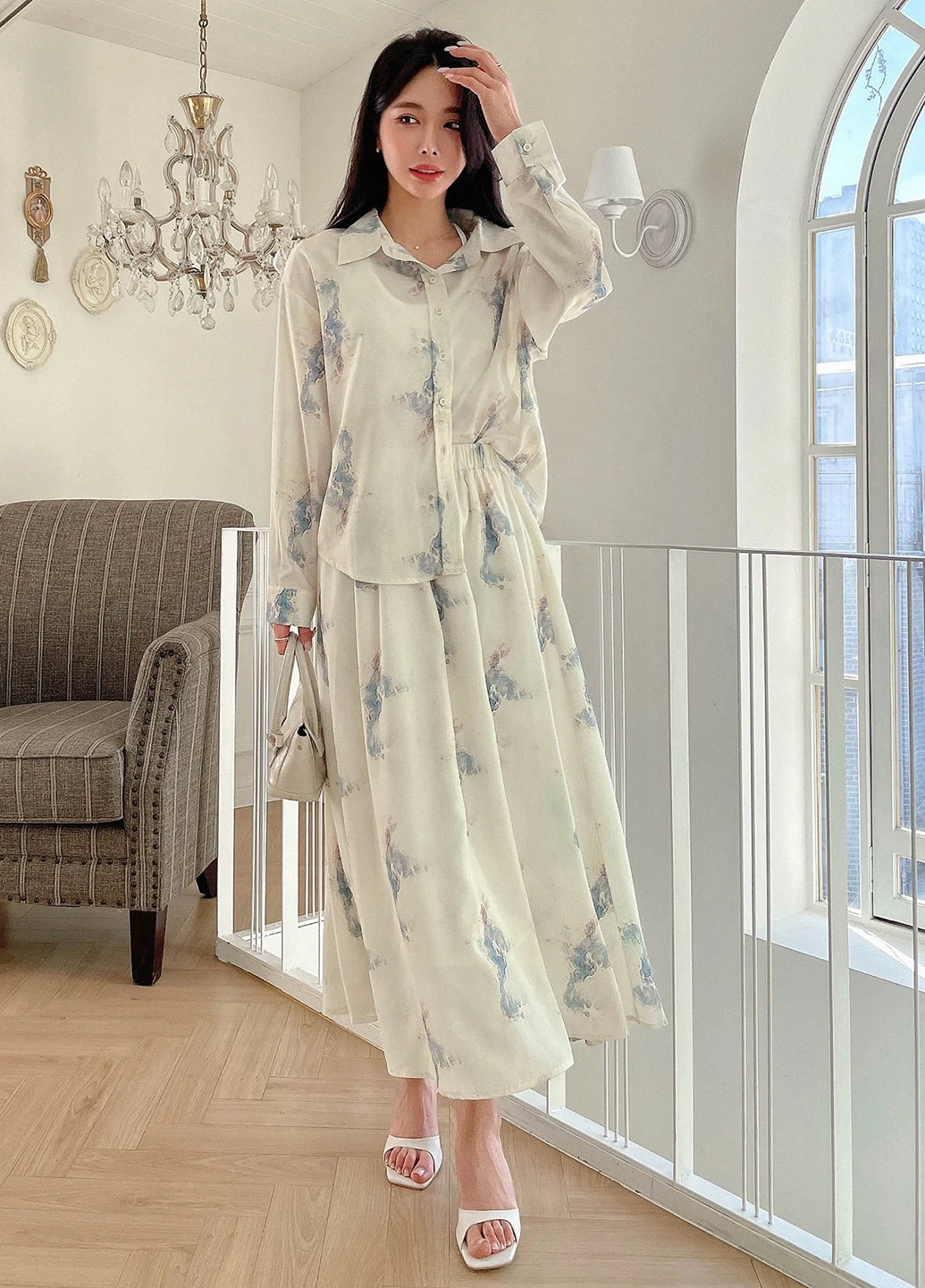 Костюм (рубашка, юбка) SHEIN (325400557)