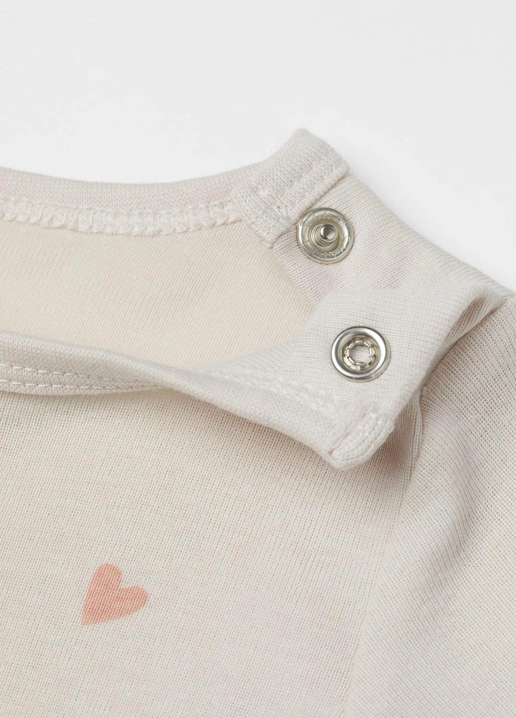 Боді,молочний в візерунки, H&M Basic (255192996)