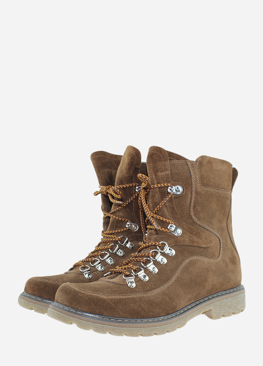 Осенние ботинки rh257-459-0027-11 коричневый Hitcher из натуральной замши