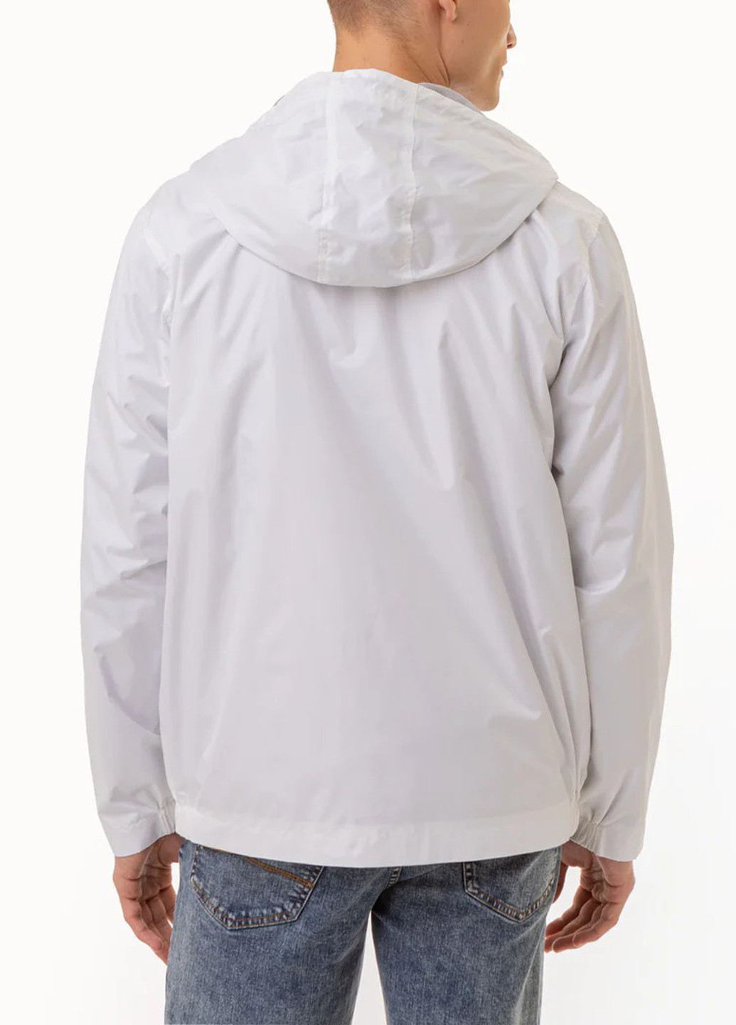 Белая демисезонная ветровка U.S. Polo Assn.