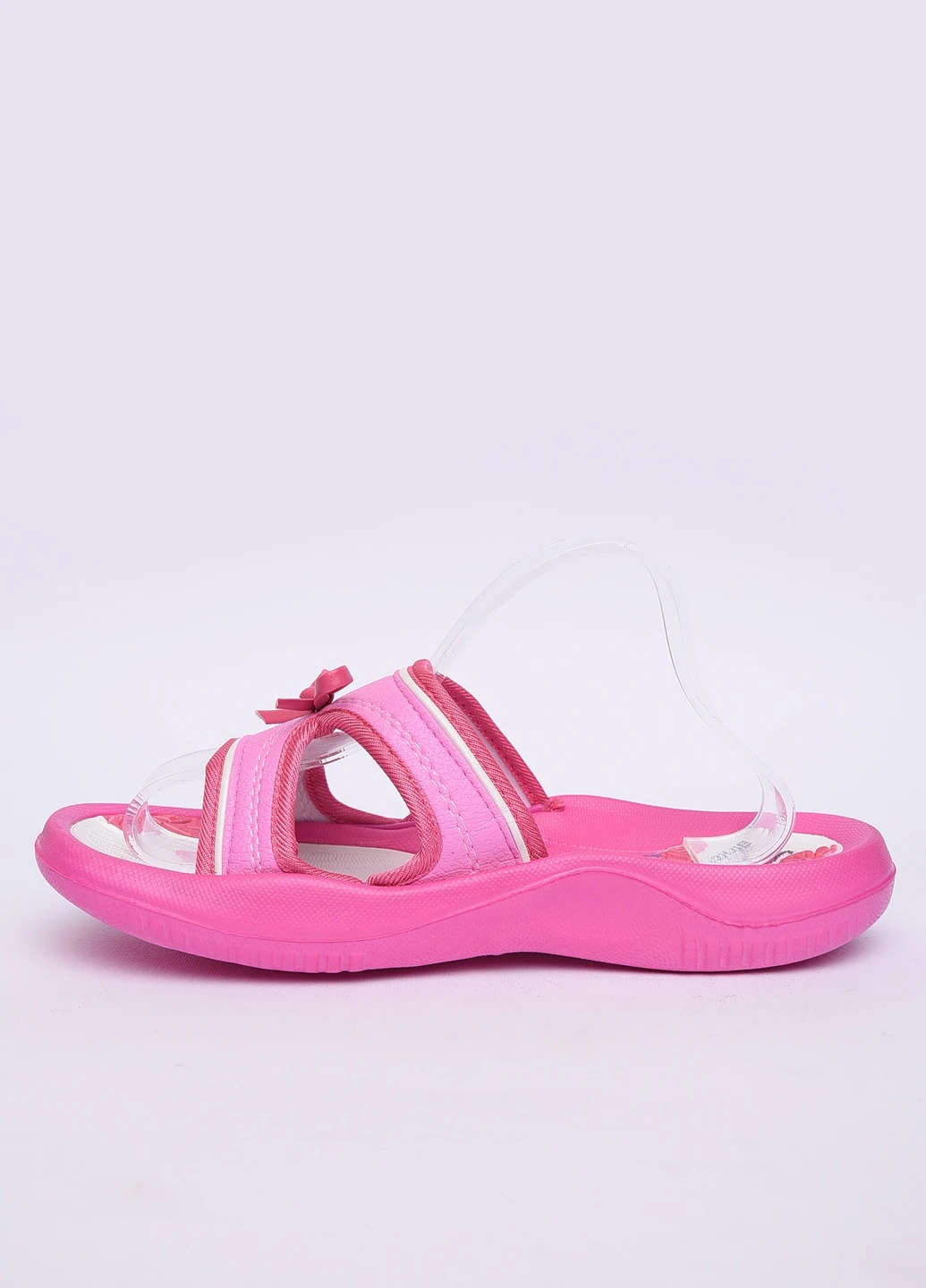 Розовые шлепки Let's Shop
