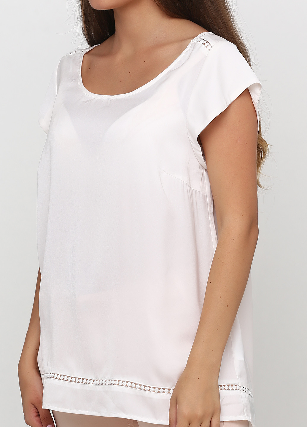 Белая летняя блуза Saint Tropez