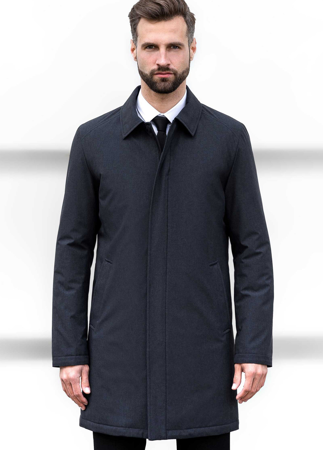 Темно-синя демісезонна куртка Sun's House