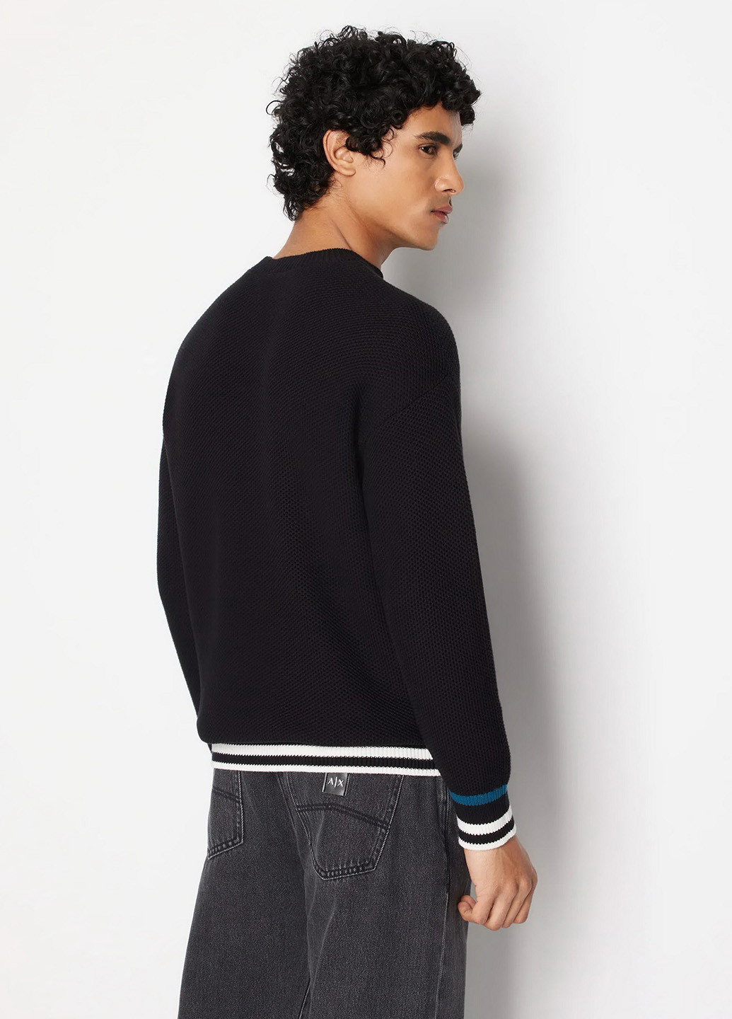 Чорний демісезонний джемпер джемпер Armani Exchange