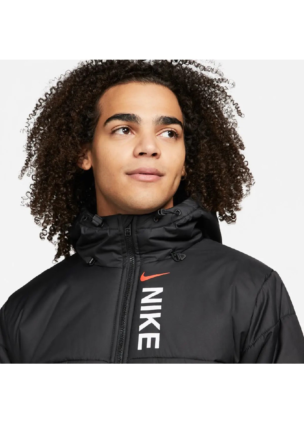 Черная демисезонная куртка Nike M NSW HYBRID SYN FILL JKT