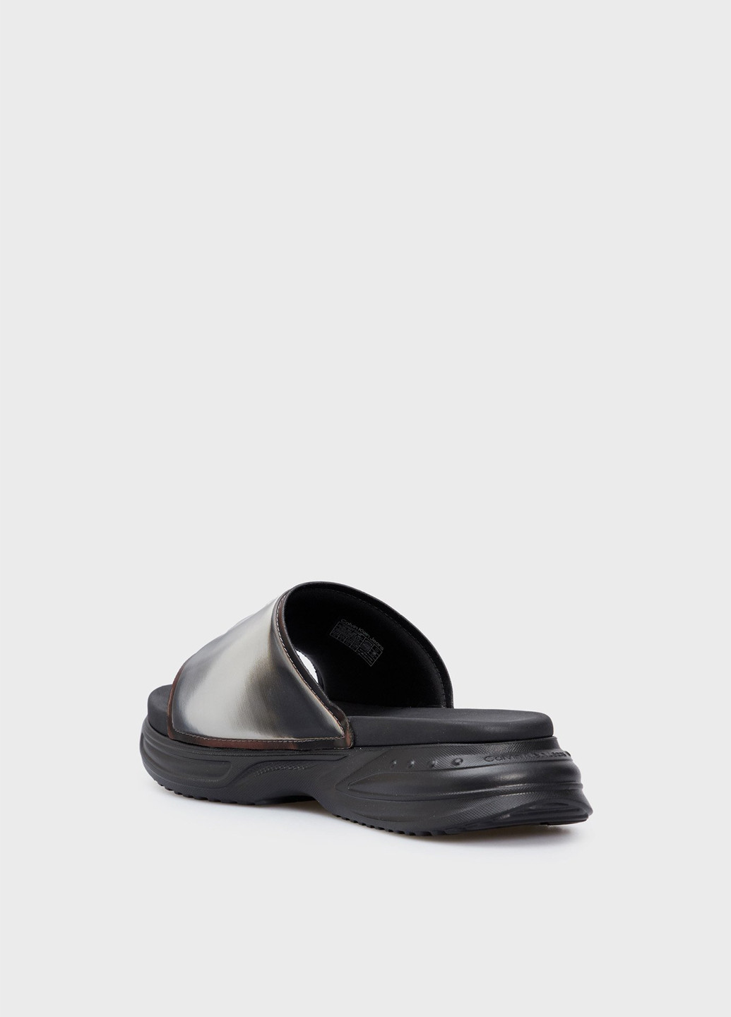 Черные шлепанцы Calvin Klein Jeans с логотипом
