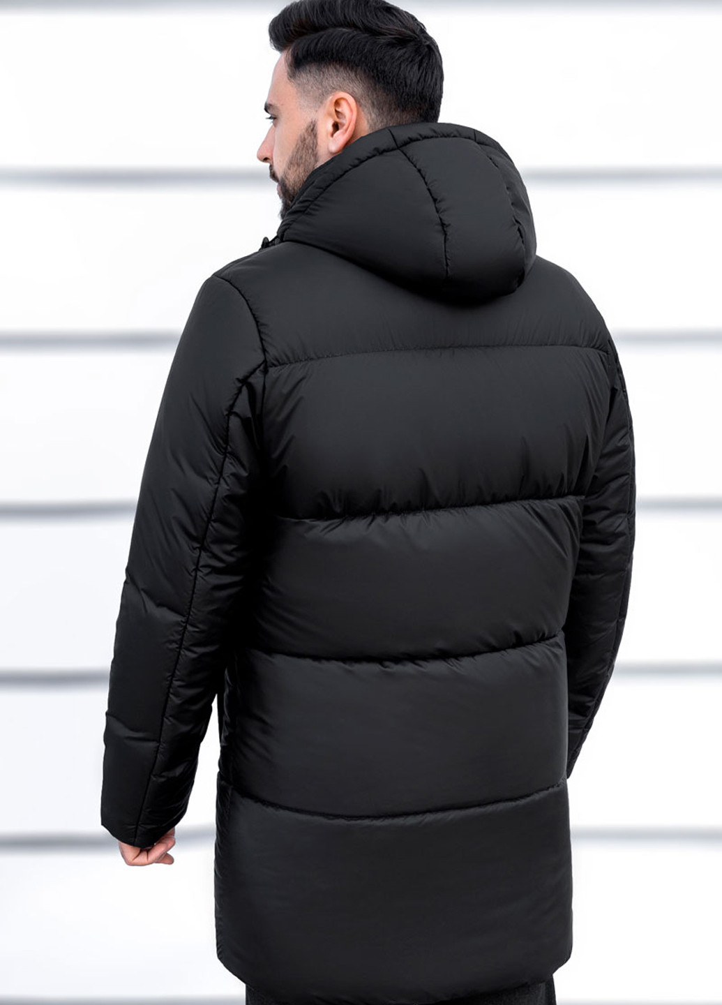 Черный зимний Пуховик Sun's House