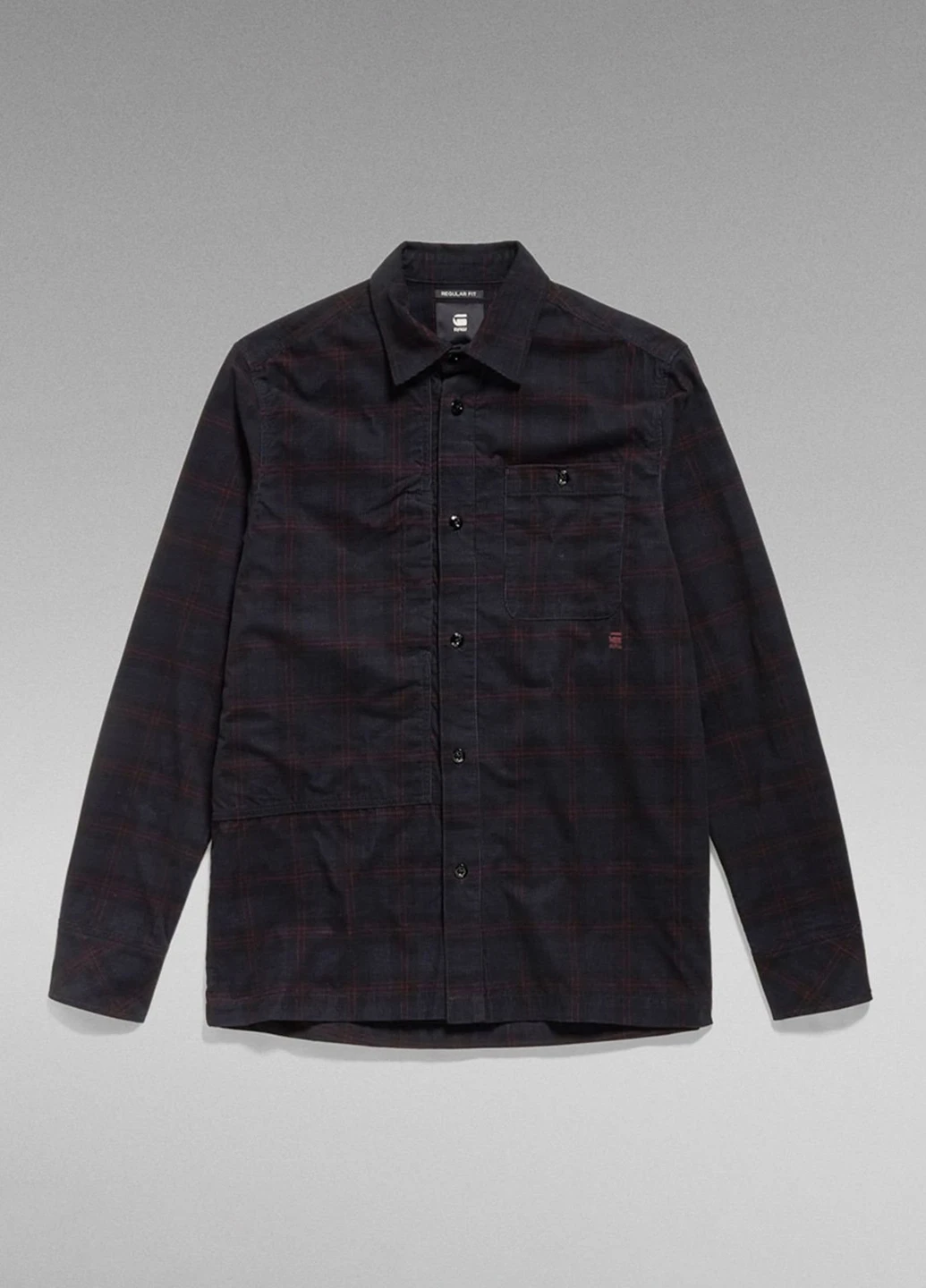 Черная кэжуал рубашка в клетку G-Star Raw