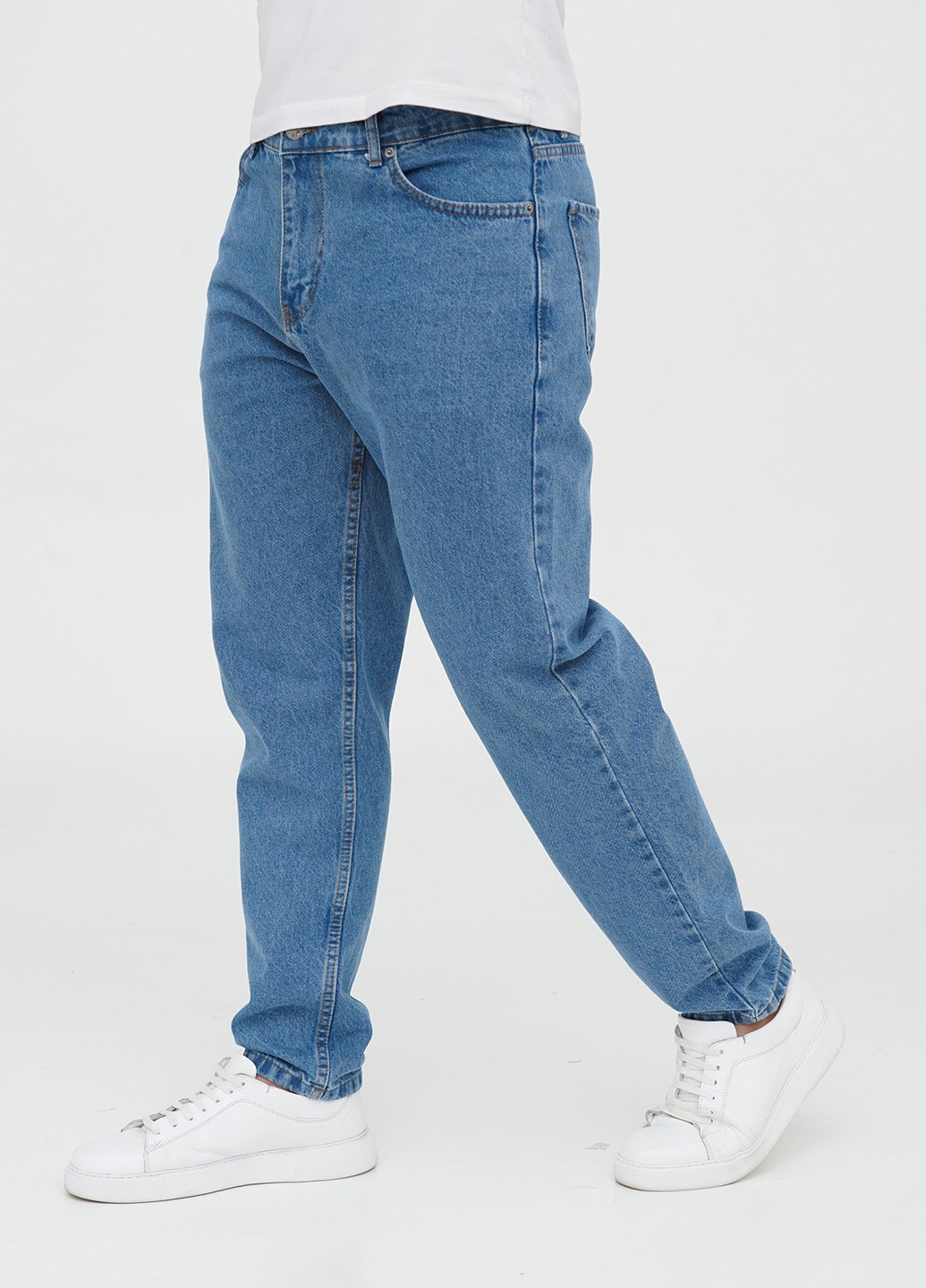 Синие демисезонные прямые джинсы Trend Collection