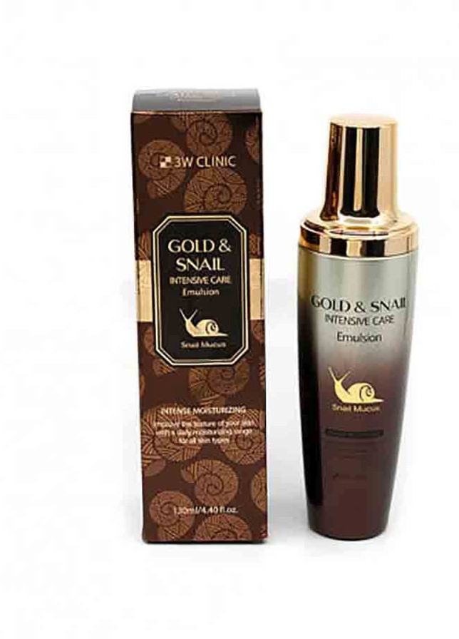 Gold & Snail Intensive Care Emulsion Эмульсия для лица, 130 мл 3W Clinic (236381431)