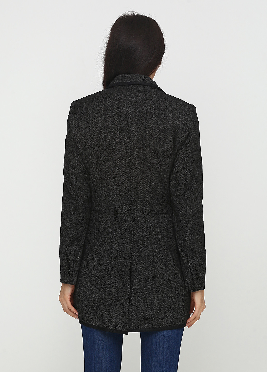 Грифельно-серый женский жакет Ralph Lauren меланжевый - демисезонный