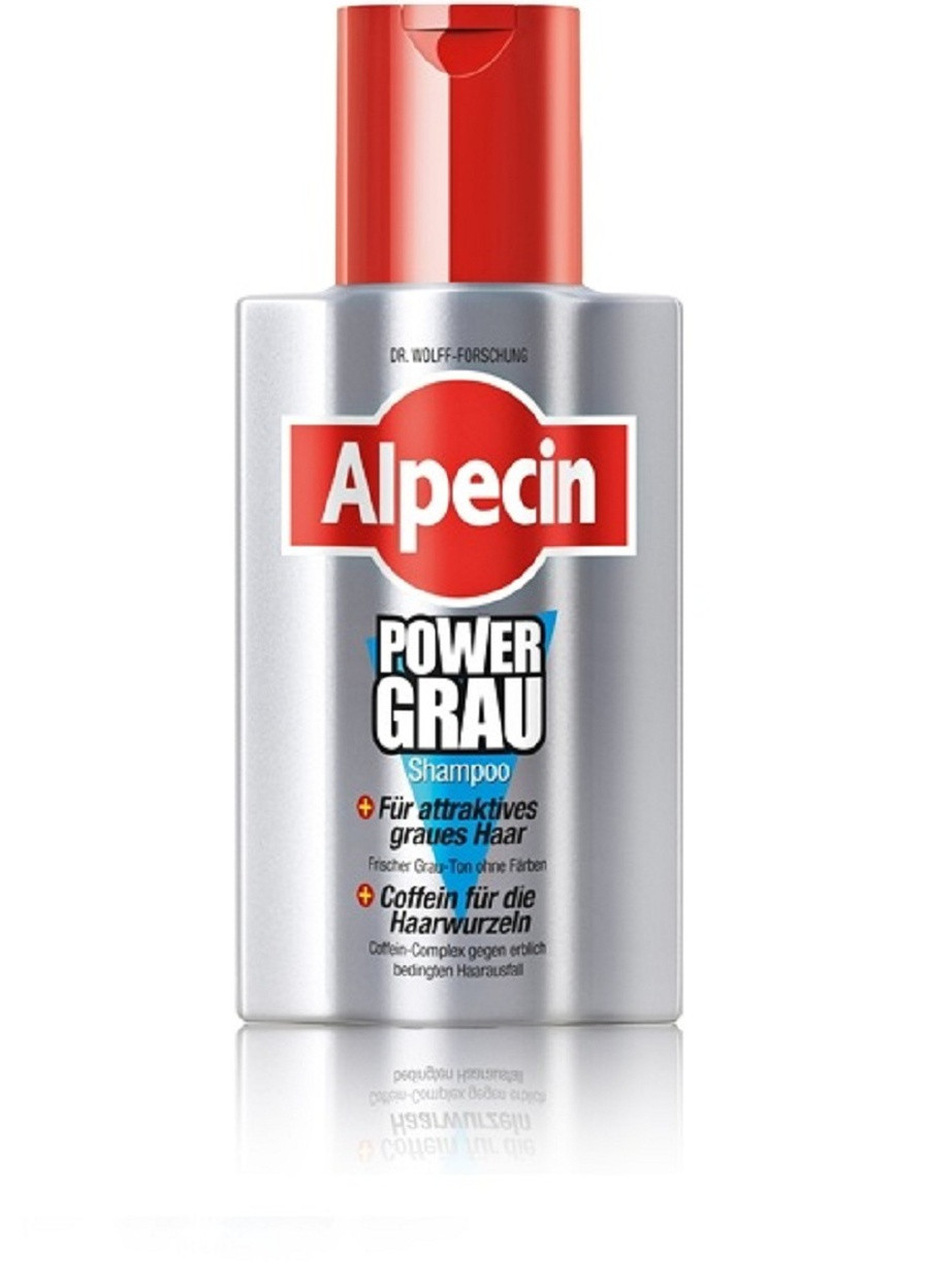 Шампунь для сивого волосся 200 мл Power Grau Alpecin (254526726)