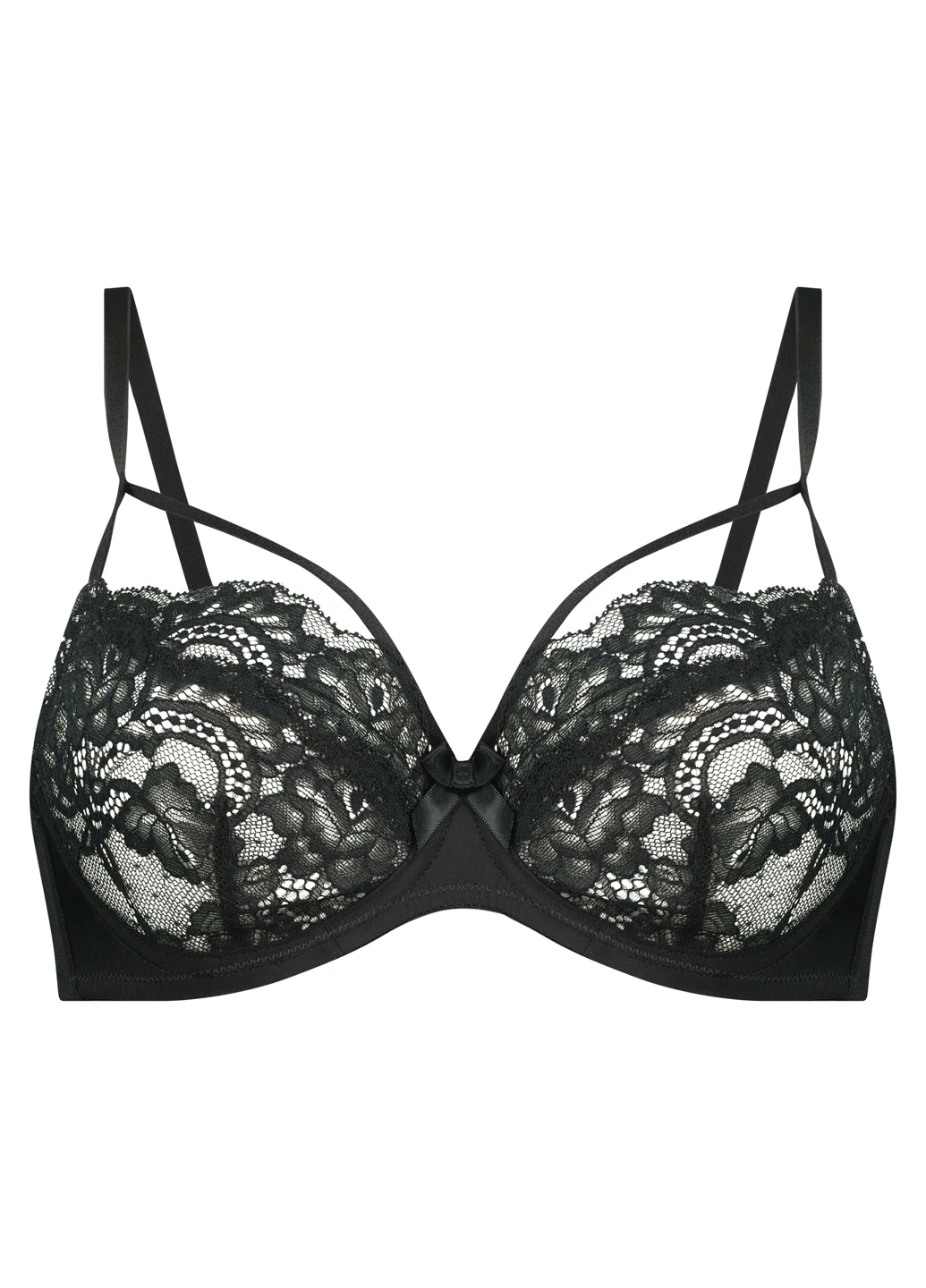 Чорний бюстгальтер Hunkemoller з кісточками поліамід