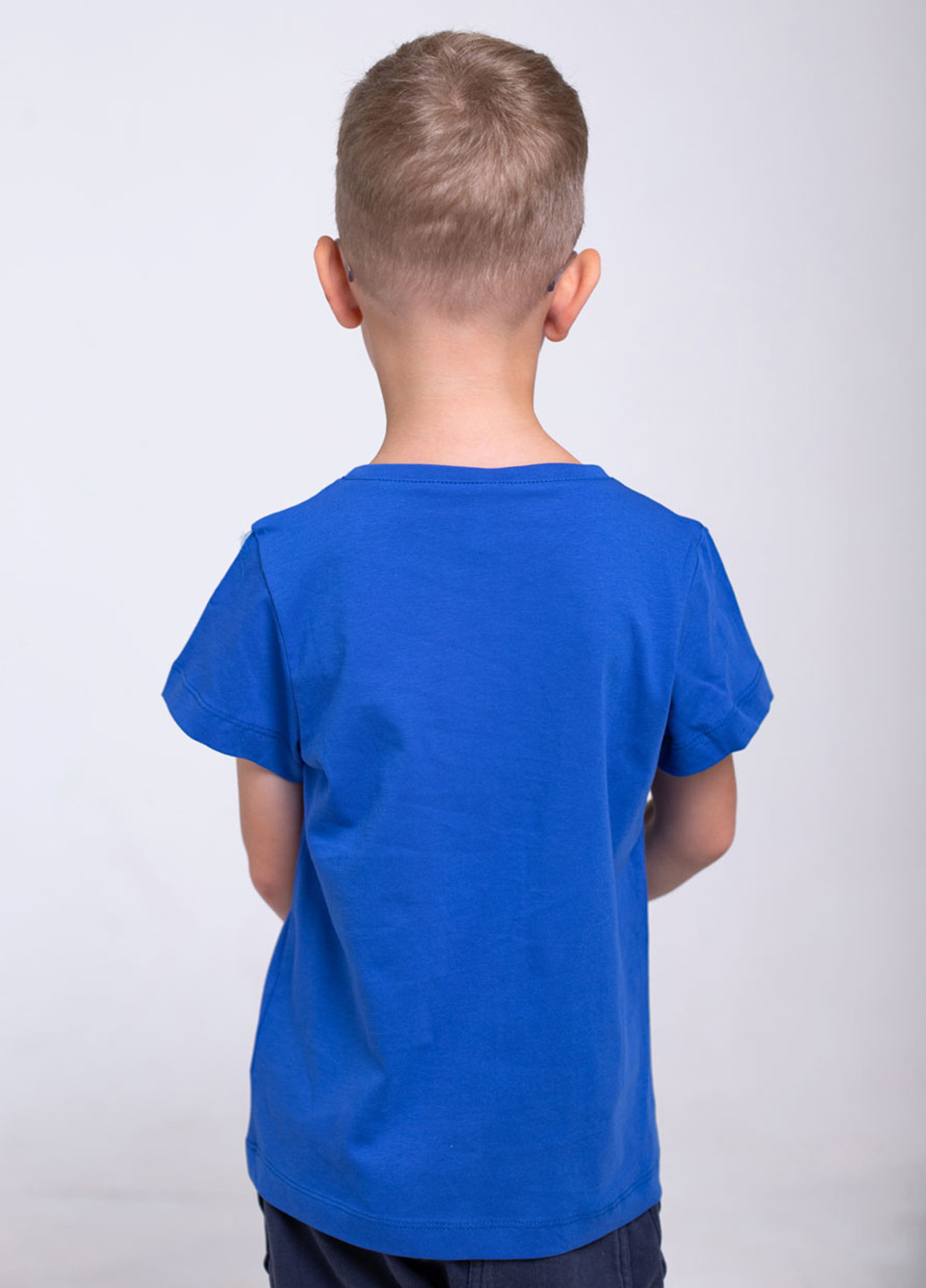 Синяя летняя футболка Vidoli