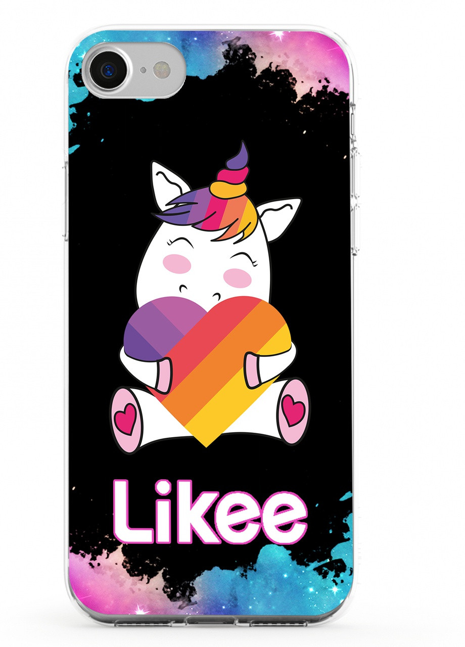 Чохол силіконовий Apple Iphone Xs Лайк Єдиноріг (Likee Unicorn) (8938-1037) MobiPrint (219288399)