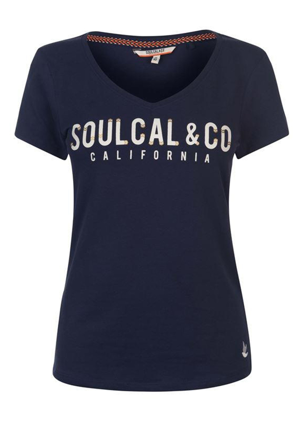 Темно-синяя летняя футболка Soulcal & Co