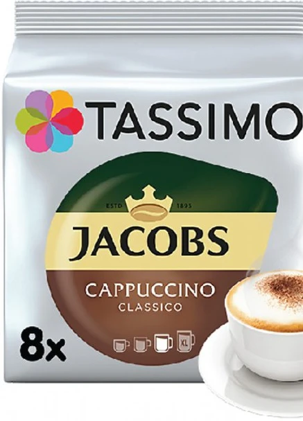 Кофе молотый в капсулах Tassimo Cappuccino 8 шт, 260 г Jacobs (254761171)
