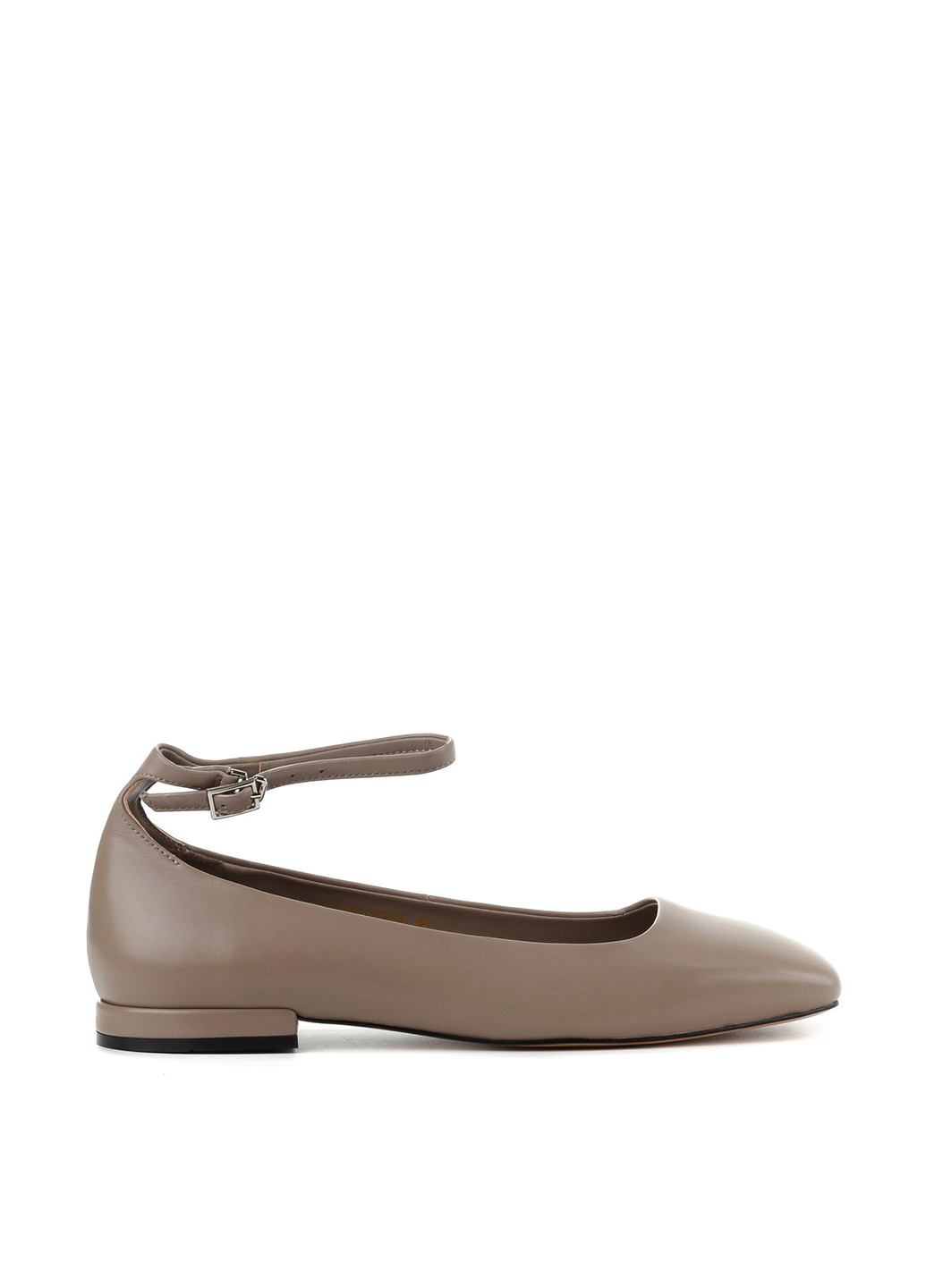 Женские балетки Le'BERDES | бежевые однотонные без декора натуральная кожа (294097548)