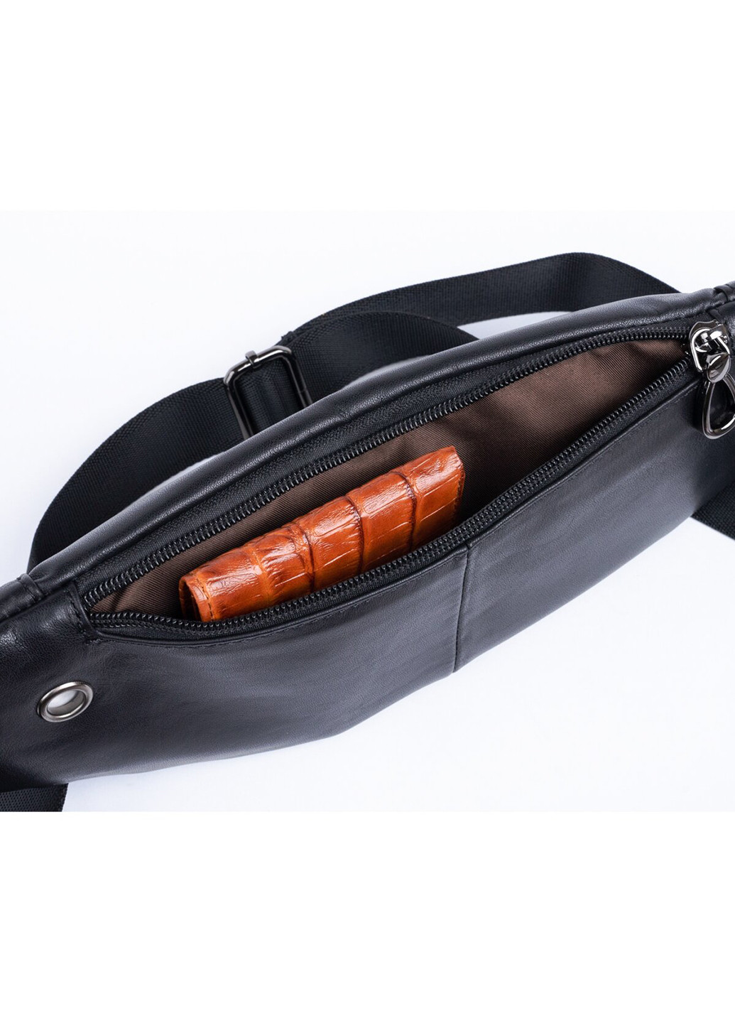 Сумка на пояс з натуральної шкіри 34х12,5х2 см Vintage (253490416)