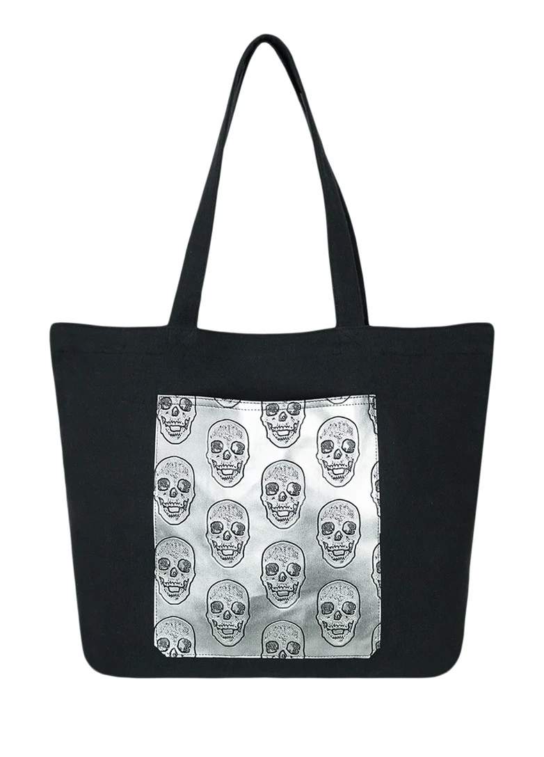 Сумка Женская Tote bag Skulls Черный S4501EX011 Exodus (255066702)