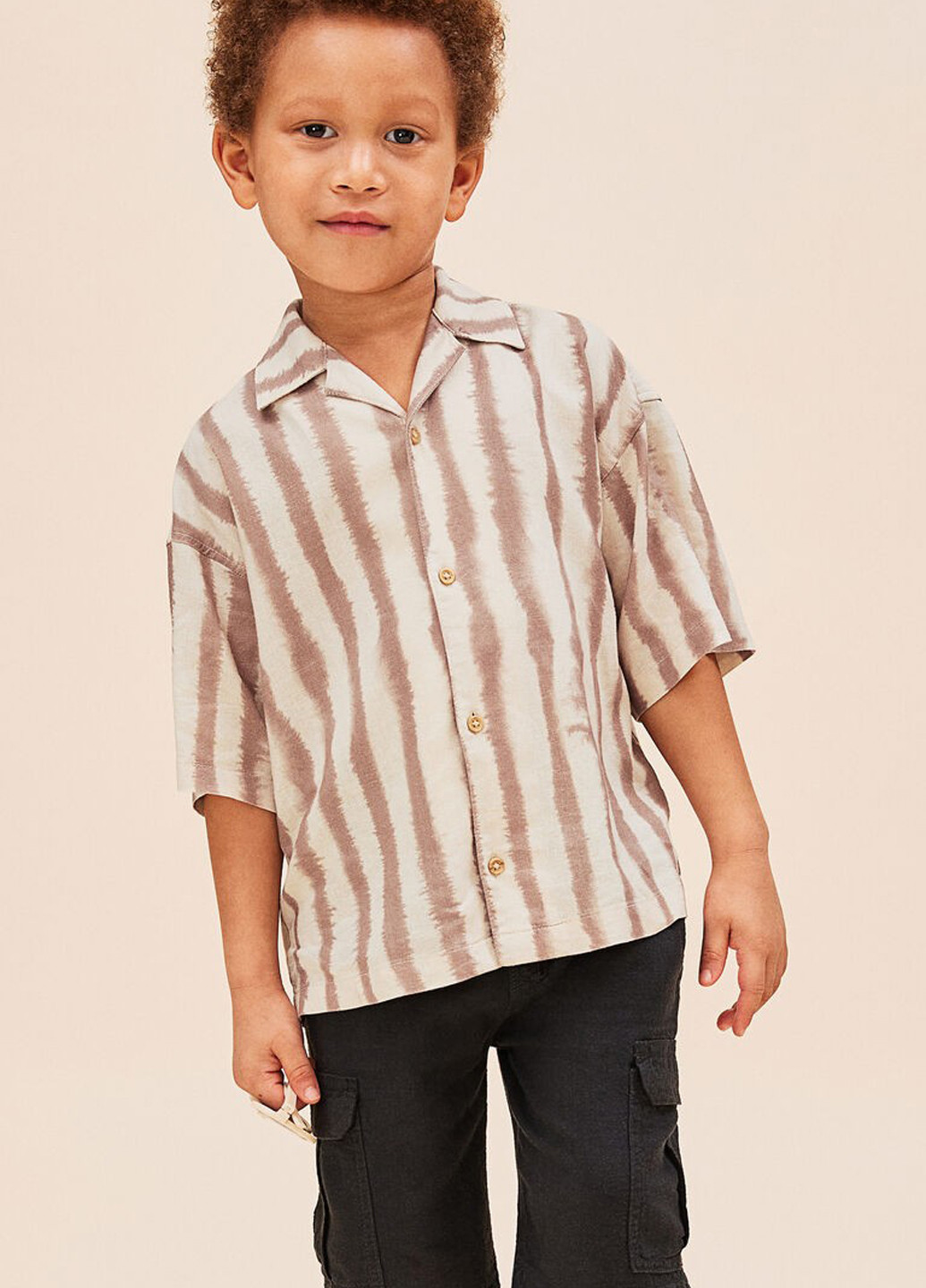 Цветная праздничный, кэжуал рубашка в полоску H&M