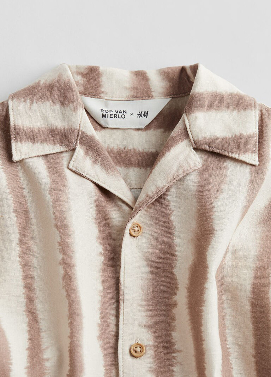 Цветная праздничный, кэжуал рубашка в полоску H&M