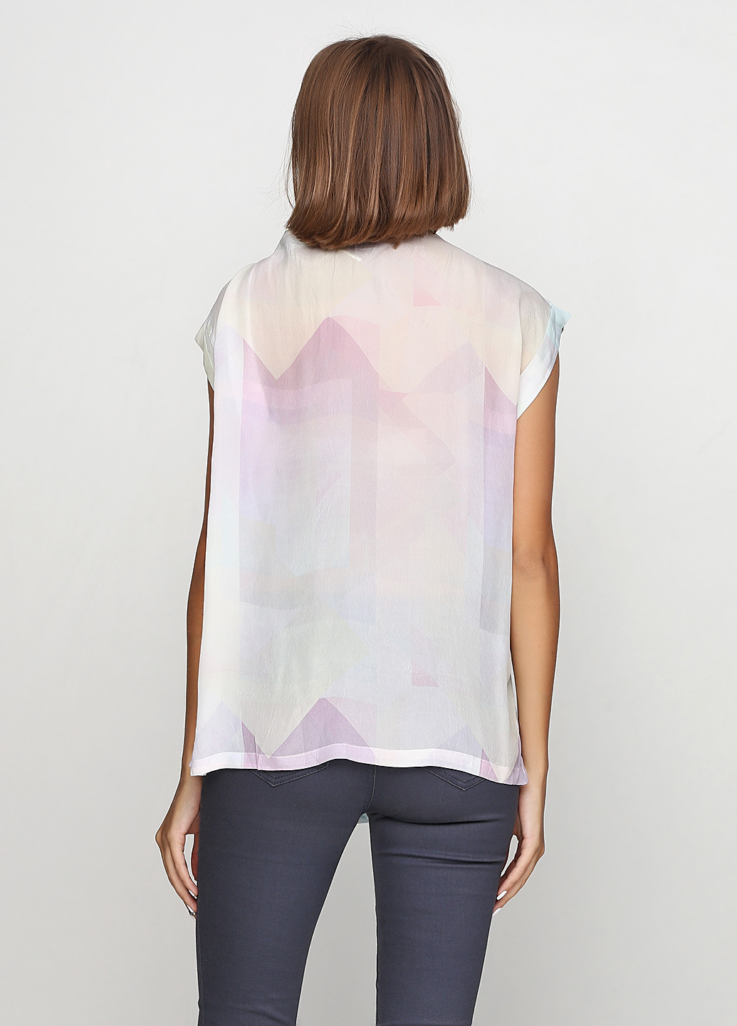 Комбинированная летняя блуза Karen by Simonsen
