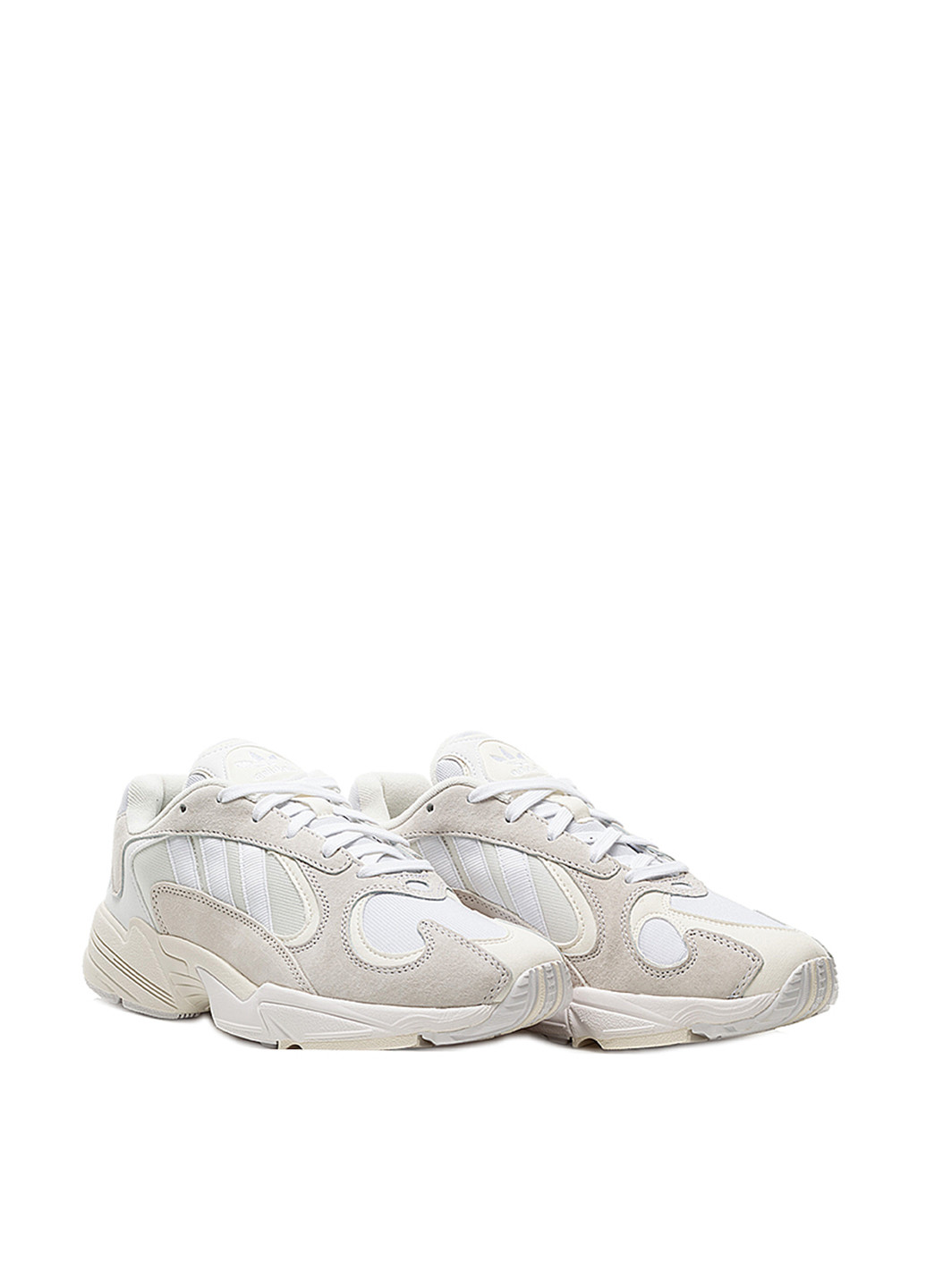 Молочные демисезонные кроссовки adidas YUNG-1