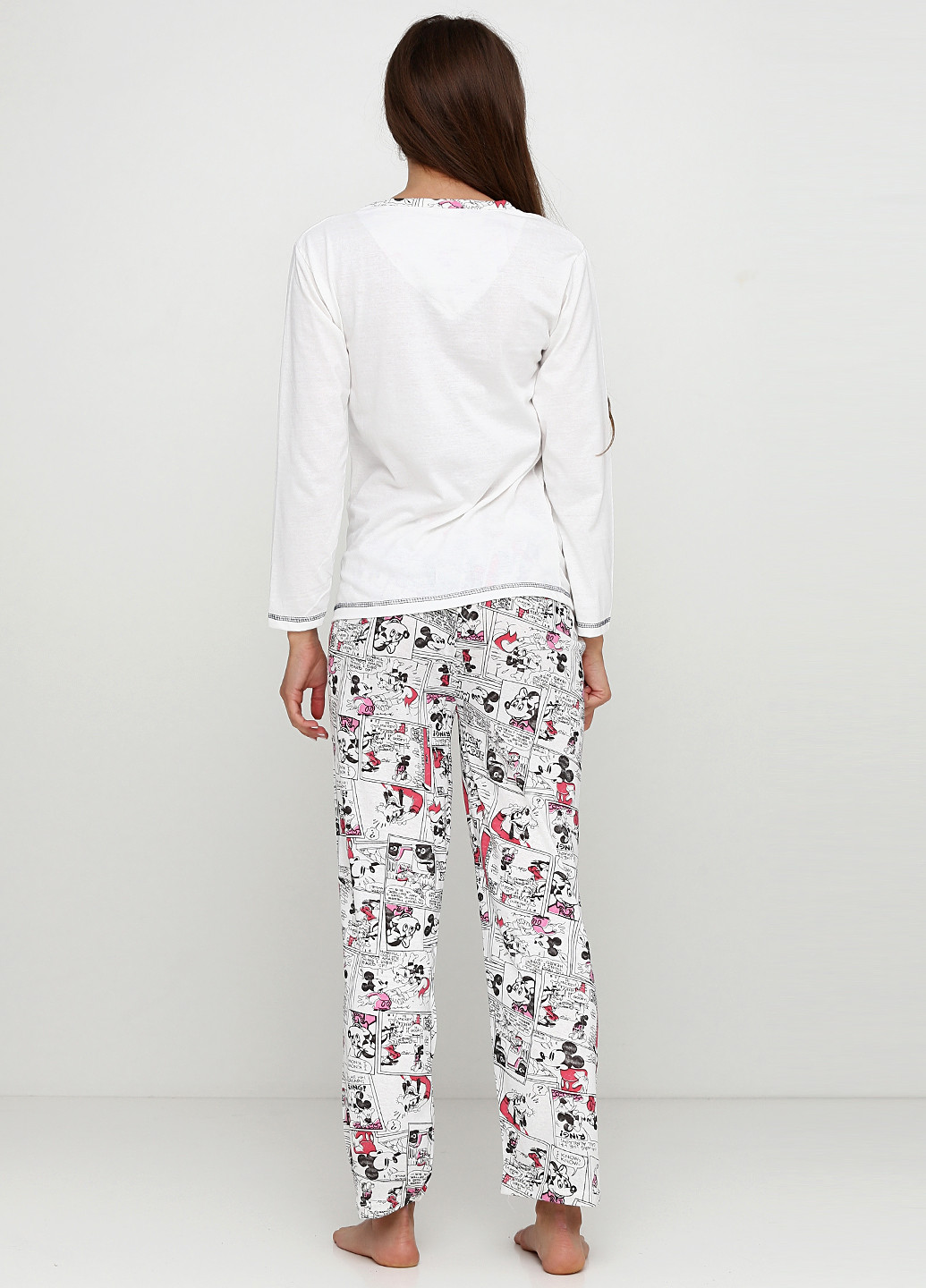 Молочний демісезонний комплект (лонгслів, брюки) Rinda Pijama
