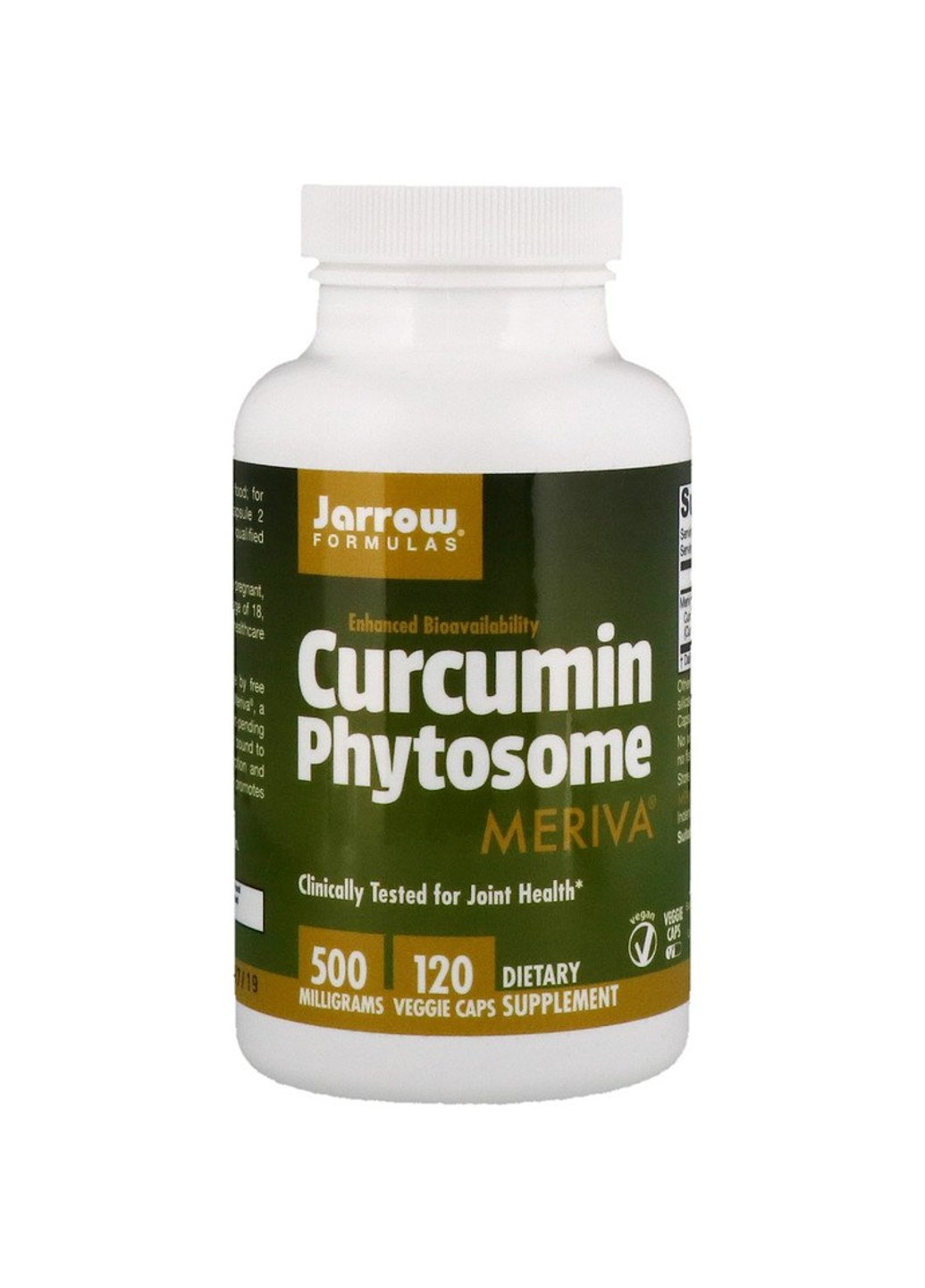 Фітосоми Куркуміну 500 мг, Curcumin Phytosome Meriva,, 120 гелевих капсул Jarrow Formulas (255407646)