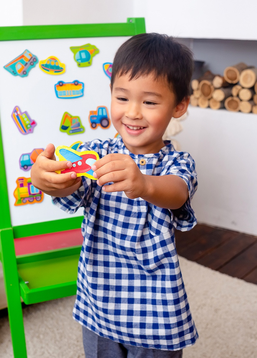 Набір магнітів "Транспорт" VT3106-26 (укр) Vladi toys (255374385)