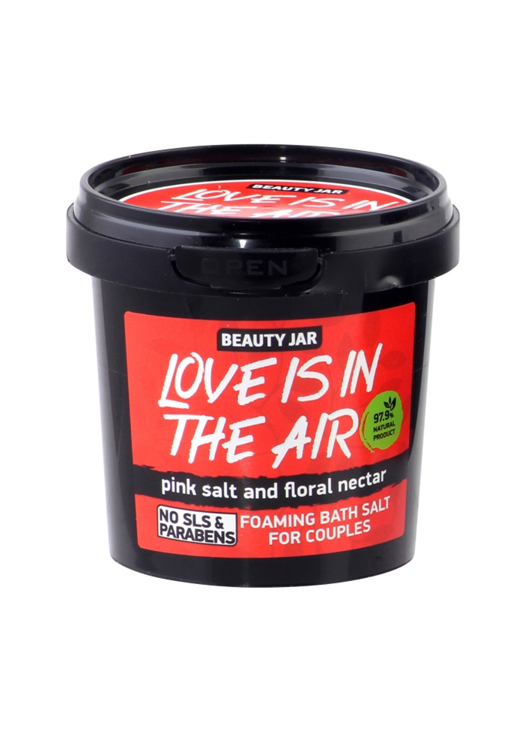 Піниста сіль для ванни Love Is In The Air 200 г Beauty Jar (252305864)