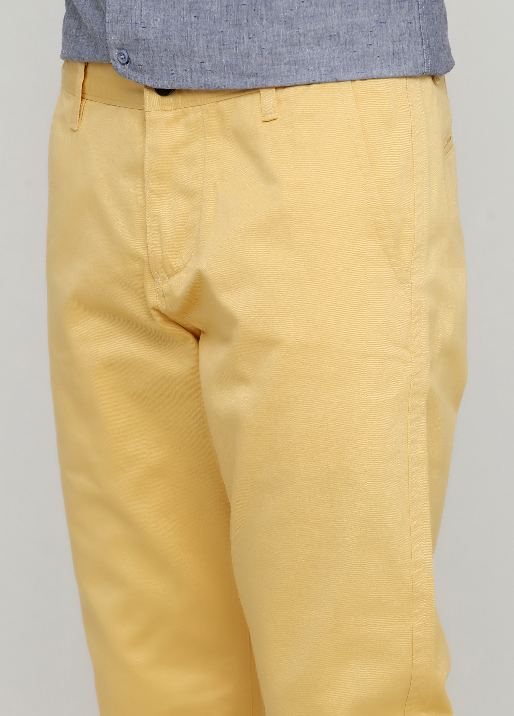 Желтые кэжуал летние прямые брюки Dockers