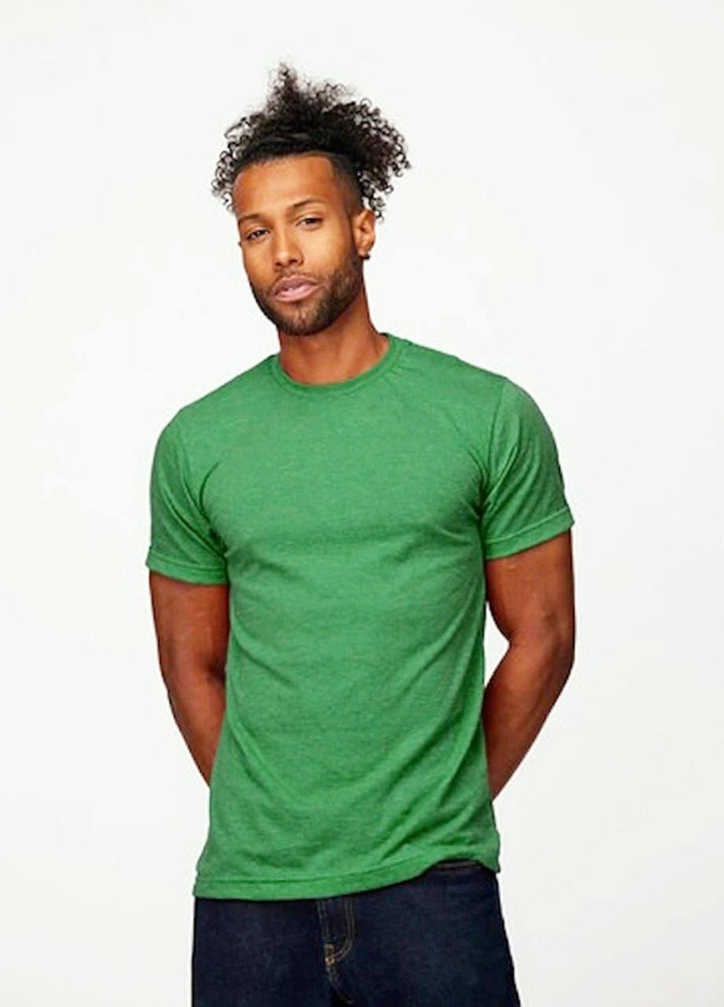 Светло-зеленая футболка Tultex