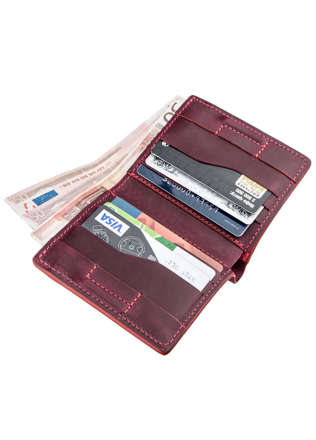 Жіночий шкіряний гаманець 9,5х10х2 см Grande Pelle (229461410)