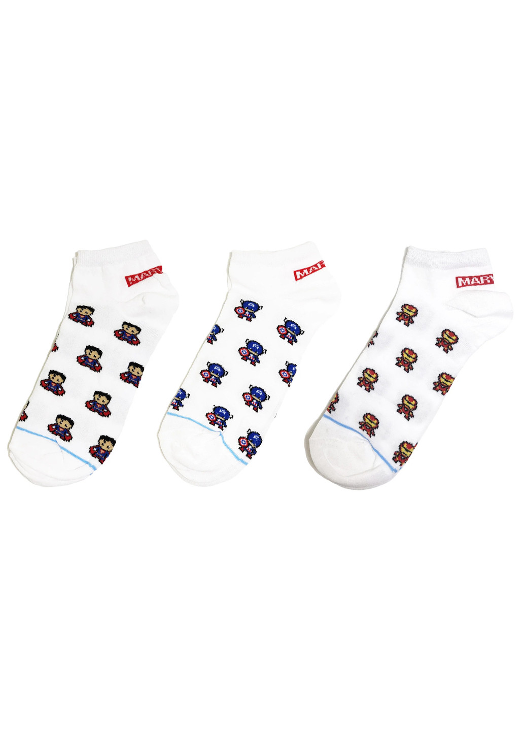 Комплект шкарпеток Rock'n'socks малюнки білі повсякденні