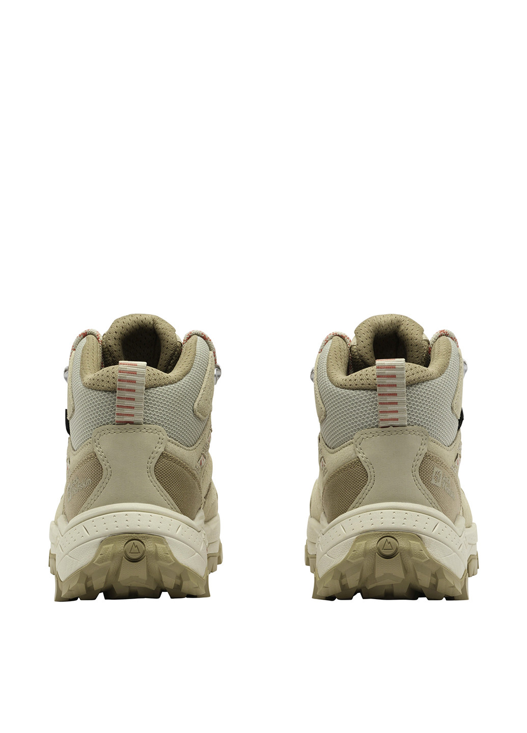 Осенние ботинки Jack Wolfskin с перфорацией, с логотипом тканевые