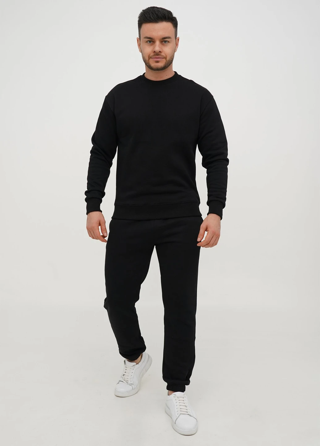 Черные спортивные зимние джоггеры брюки Trend Collection